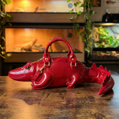 Jenny's croc-shaped bag