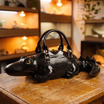 Jenny's croc-shaped bag